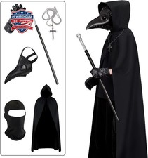 Halloween Plague Doctor Mask, Plague Doctor Costume, Halloween Costume Scary H