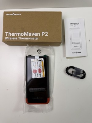 ThermoMaven P2 Wireless Thermometer - 2 Probe Set Standalone Base & WiFi WT02