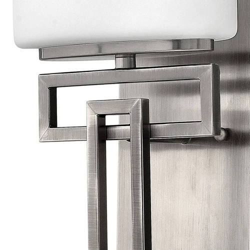 Hinkley Lanza 12" High Antique Nickel Wall Sconce - Picture 4 of 9