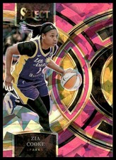 Zia Cooke 2024 Panini Select WNBA #187 Pink Ice Los Angeles Sparks