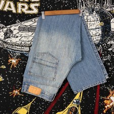 Calvin Klein Jeans Mens 34 Light Wash Straight Leg Denim Blue Vintage Y2K