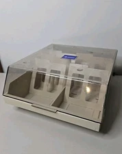 PC Accessories 100 3.5" Diskette Floppy Disks Storage Box Case Holder 5 Dividers