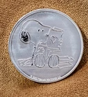2023 PEANUTS WORLDWIDE LLC  1 Oz .999 Fine Silver Round SNOOPY WITH A VALENTINE