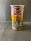 Beer Can , Steel Shandy Gold Crown 13 fl oz