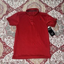 Kenneth Cole New York Boys Performance Polo Size Small-8 Stretch Polyester
