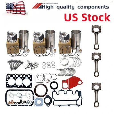 3LD1 Rebuild Kit with rod for Isuzu Engine  IC30 30J 30UJ 30NX 32J 35J Excavator