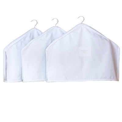 Hayden Hill Luxus Bio Baumwolle Schulterbezüge - 3er Set - Kleiderschutz
