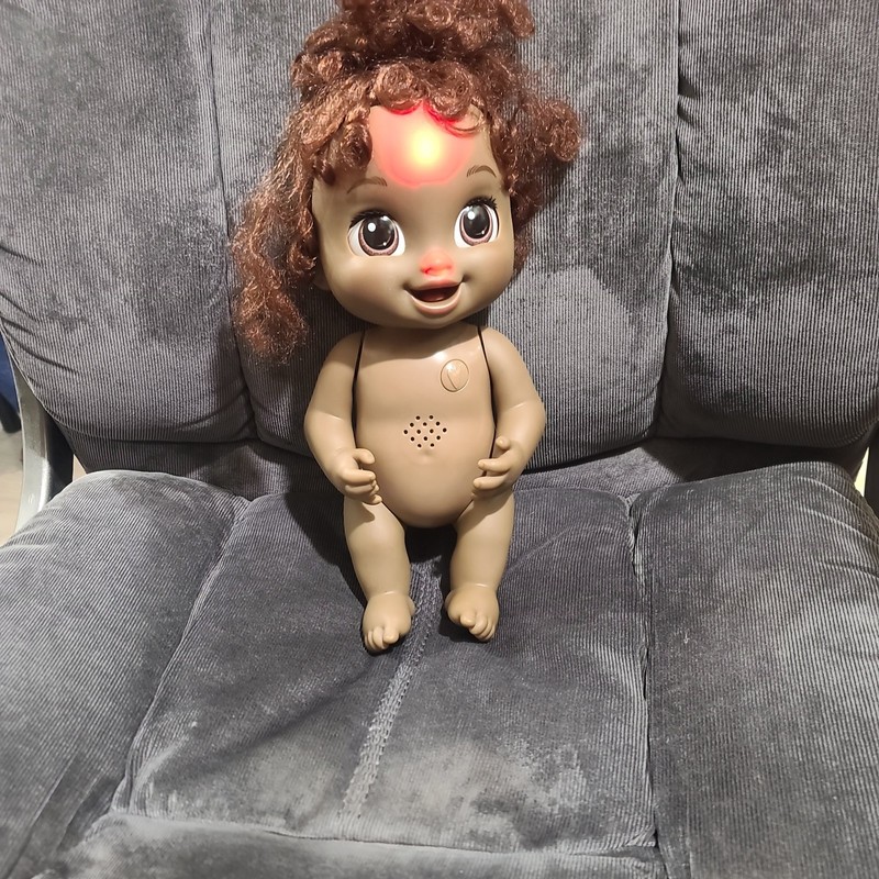 Hasbro Baby Alive! 13" ACHOO DOLL African American Baby "WORKS" ADORABLE! Works!