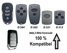 Ersatz für Marantec Teckentrup Handsender 4 K 868,3 MHz. Digital 302 304 313 321