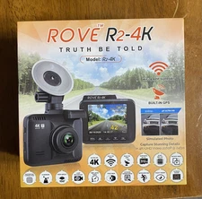 Rove R2-4K Dash Cam WiFi GPS Car Dashboard Camera Recorder UHD 4K - Night Vision