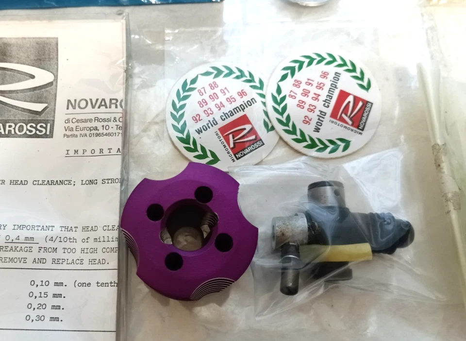 Novarossi RX-21 SP ? Many Engine Parts Made in Italy Used - Image 2 of 4