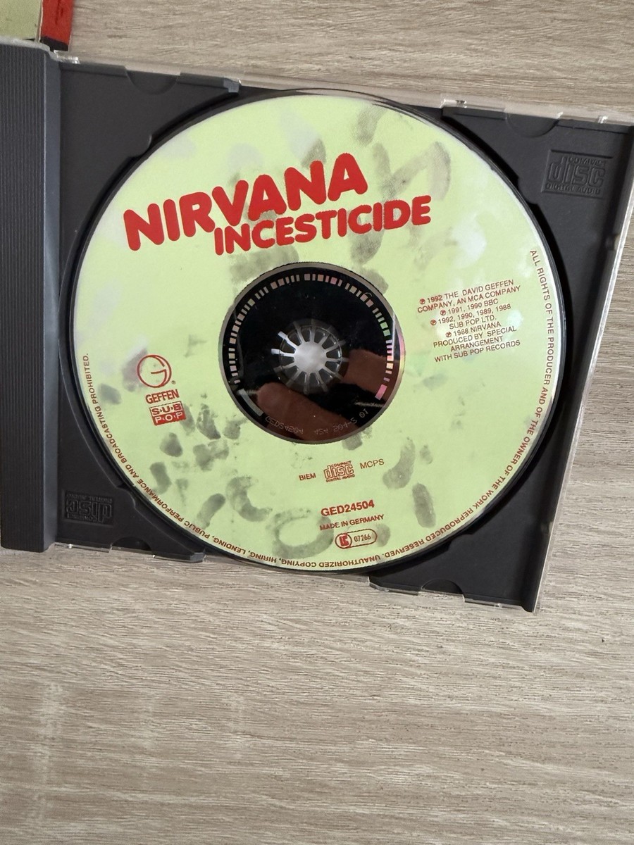 Rare Big Box NIRVANA Insecticide CD 1992 Hype Sticker | eBay
