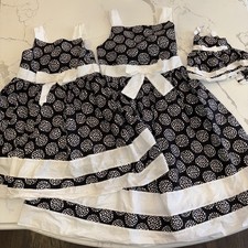 Dollie And Me Matching 2 Girl Dresses, 18  Doll American Girl Doll size 5  12