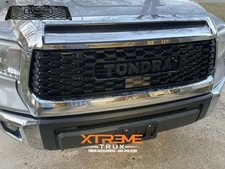 Trd Pro Style Mesh Grille Fits 14-21 Toyota Tundra Black Tundra Letters Included