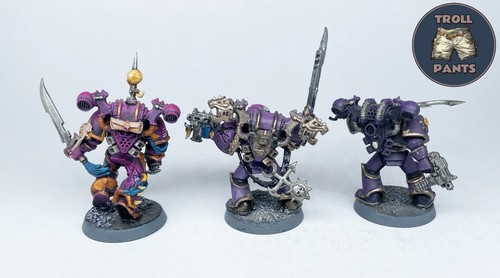 Warhammer 40k - Emperor's Children - 3 Flawless Blade Squad - Picture 6 of 7