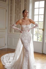 Lace Mermaid Wedding Breathtaking Off Shoulder Long Sleeves Bridal Gowns Dress