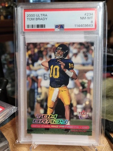2000 Ultra Tom Brady 234 PSA 8