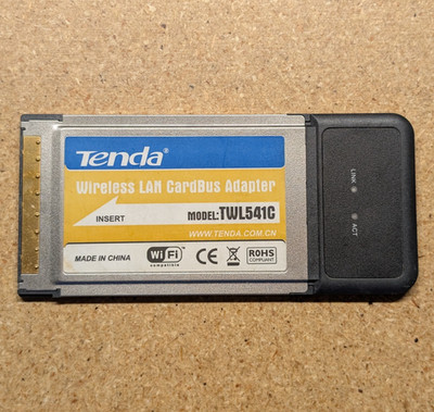 Tenda 802.11g Cardbus Adapter Card Wireless Network WiFi