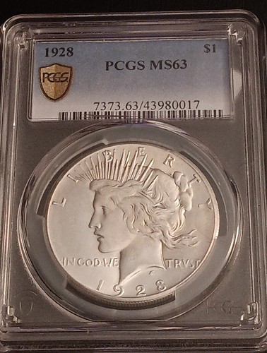 👉1928 Peace Dollar MS63 **KEY DATE**