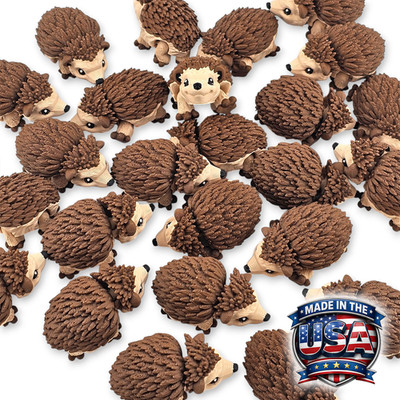 Lot 25 Articulated Hedgehog Toy Mini 3D Printed Fidget Desk Pet Animal Toy- 1.9''