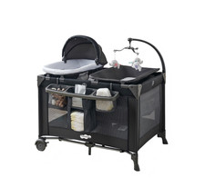 Pamo Babe 4-in-1 Baby Playard with Bassinet  Changing Table for Newborn