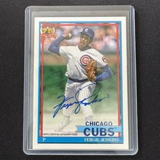💎2026 TOPPS BASEBALL 1991 TOPPS AUTO FERGIE JENKINS