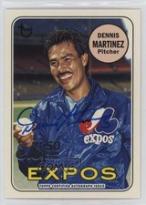 2019 Archives 50th Anniversary of the Montreal Expos Dennis Martinez Auto i1p