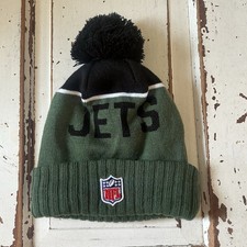 New York Jets NFL Beanie Green Black 100 Authentic New Era Youth