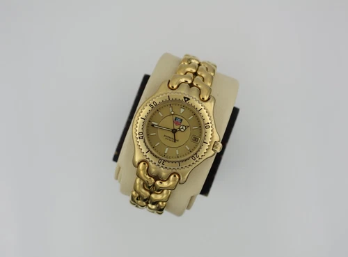Tag Heuer S94.406 WG1133.BP0466 Mens SEL Series Professional Quartz Watch Gold