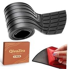 Rubber Rear Bumper Protector Guard Universal Anti Scratch Trunk Door Sill