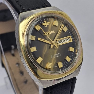 Jovial Automatic 79 2040 Day/Date Vintage Men s Watch