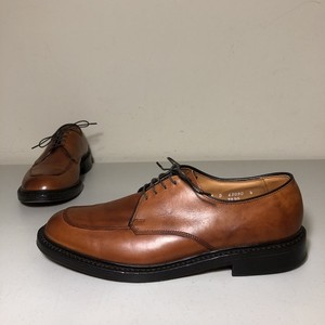 Allen Edmonds Brentwood Shoes Mens 9.5 E Brown Leather Derby Dress Made USA Allen Edmonds Mason Reserve Wingtip Derby Dress Shoe Walnut  main image 4