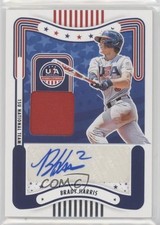 2024 Panini Stars and Stripes Materials Signatures Brady Harris #SM-BH Auto 0j81