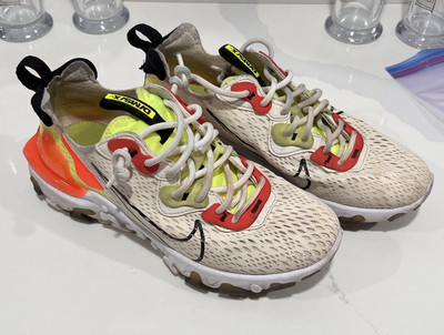 Nike React Vision Pale Ivory Women 7 Sneakers C17523-100