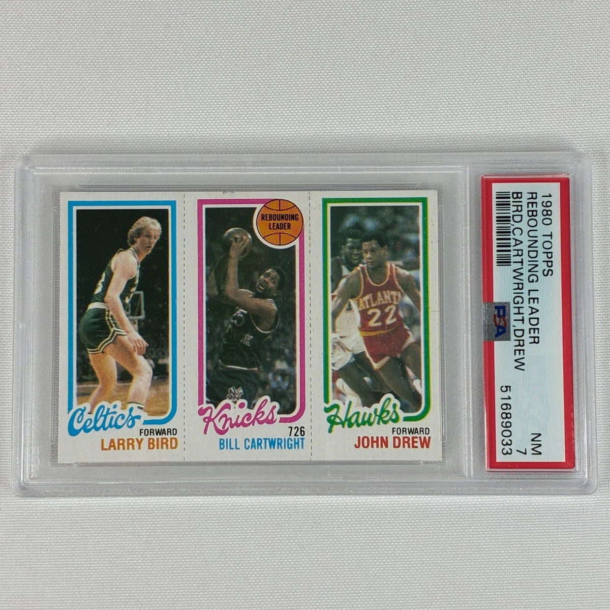 Larry Bird Professional Sports Authenticator (PSA) Basketball