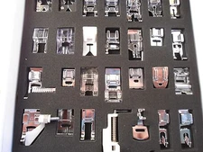 High Quality 32 Domestic Sewing Machine Foot Feet For Brother Singer Janome Elna