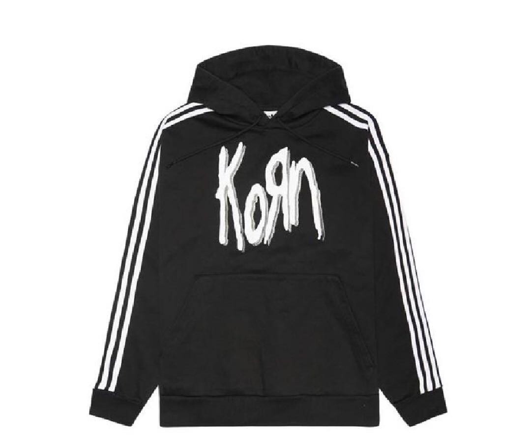 ★入手困難★adidas x Korn Parker adidas Originals x Korn Parker Hoodie Black IN9102 Size XXL