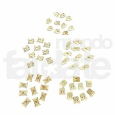 Bottoni in legno Craft assortiti