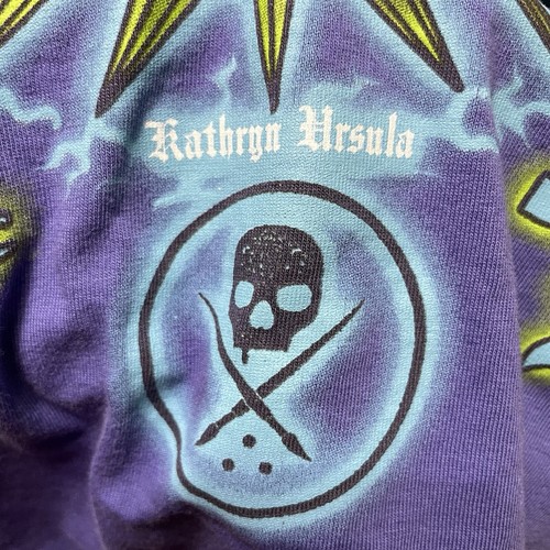 Sullen Art Premium Collective Grim Reaper Purple Tshirt Mens Size Large Cats - Picture 8 of 10