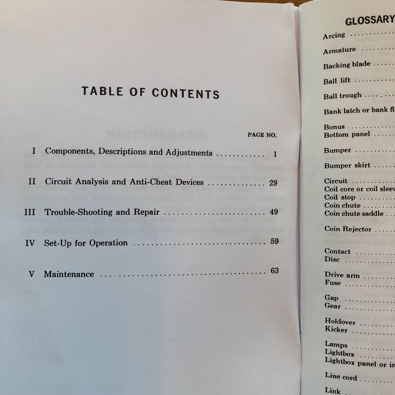 D. Gottlieb & Co. Instruction & Service Manual