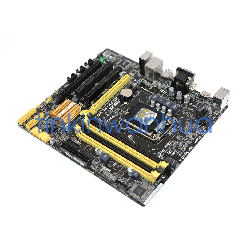 For ASUS H87M-PLUS Intel H87 LGA 1150 DDR3 VGA+DVI+ Micro ATX