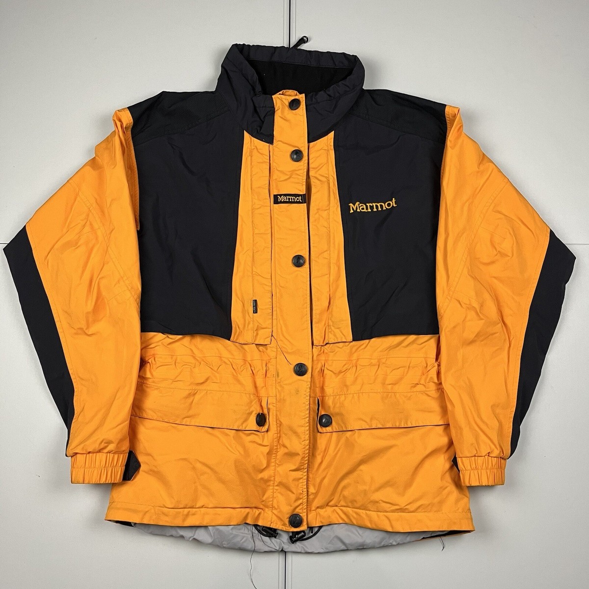 Vintage 90s Marmot Full Zip Gore Tex Jacket Orange Women's L Vintage 90s Marmot Full Zip Gore Tex Jacket Orange Women's L