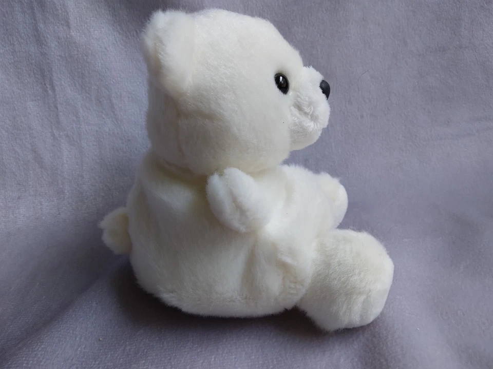 Muñeca pequeña de peluche Palm Pals "Puck Polar Bear" Foto 3 de 4