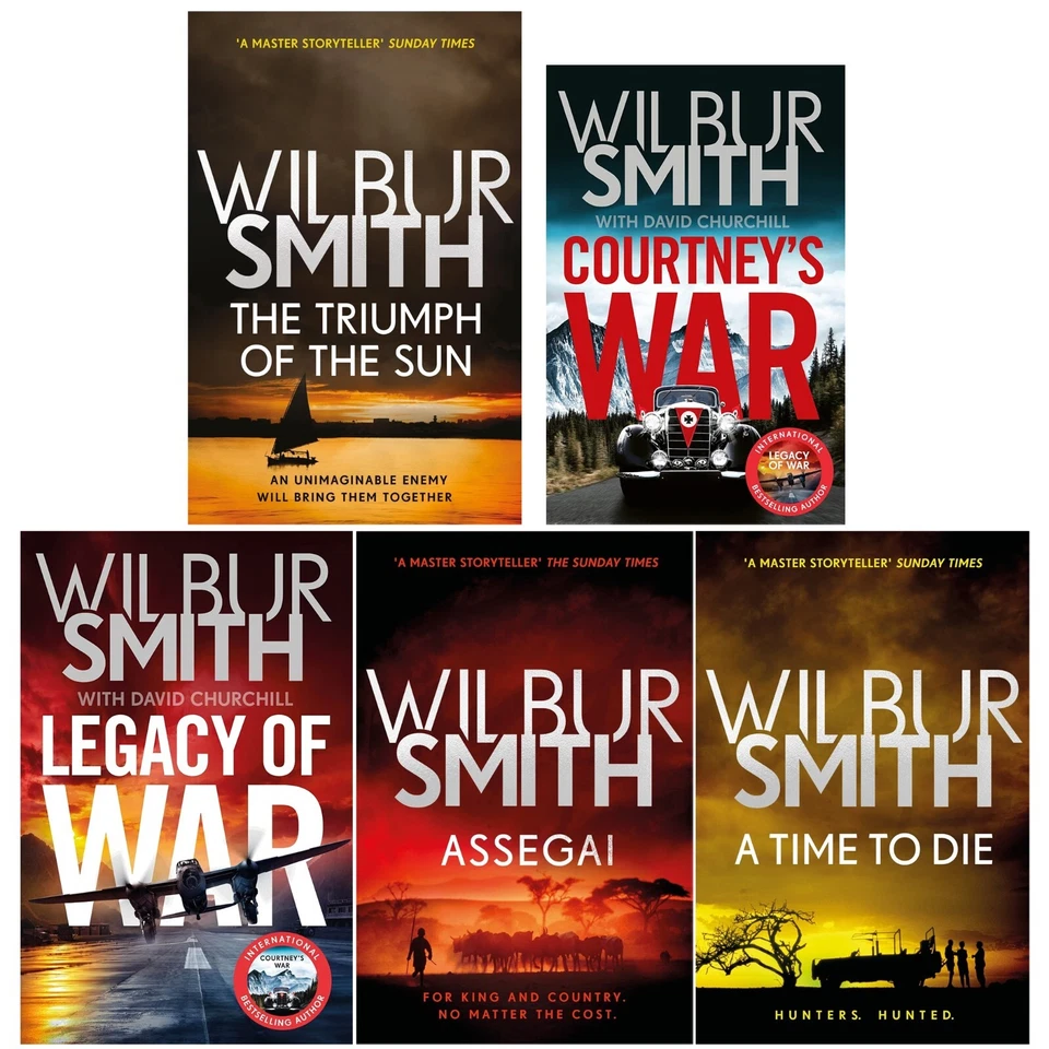 Courtney Family Novels By Wilbur Smith 5 Books Collection Set - Fiction - PB - Image 2 of 4