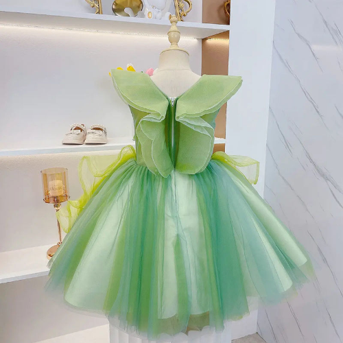 Flowers Party Dress For Girls Elegant Even Dresses For Teenage Girls Party Frock - Picture 10 of 17