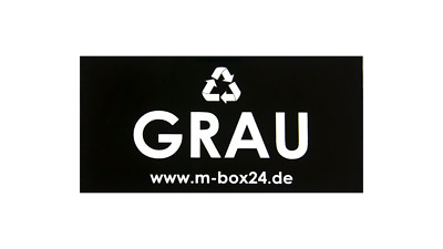 MBOX24 Magnetschild Grau