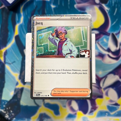 Jacq 175/198 Holo PLAY STAMP PRIZE PACK - NM Pokemon Card 