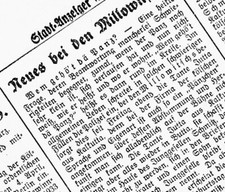 "Aunt Jutta from Calcutta" Millowitsch Theatre Review in K Stadtanzeiger 1933