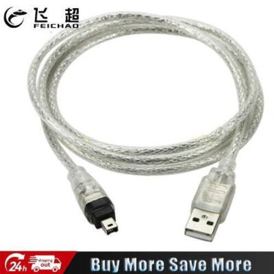 USB Stecker auf Firewire 1394 4P Stecker Adapterkabel Verlängerung für iEEE
