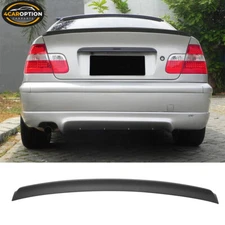 Fits 99-05 BMW E46 3 Series 4DR AC Style Rear Trunk Spoiler Wing Matte Black